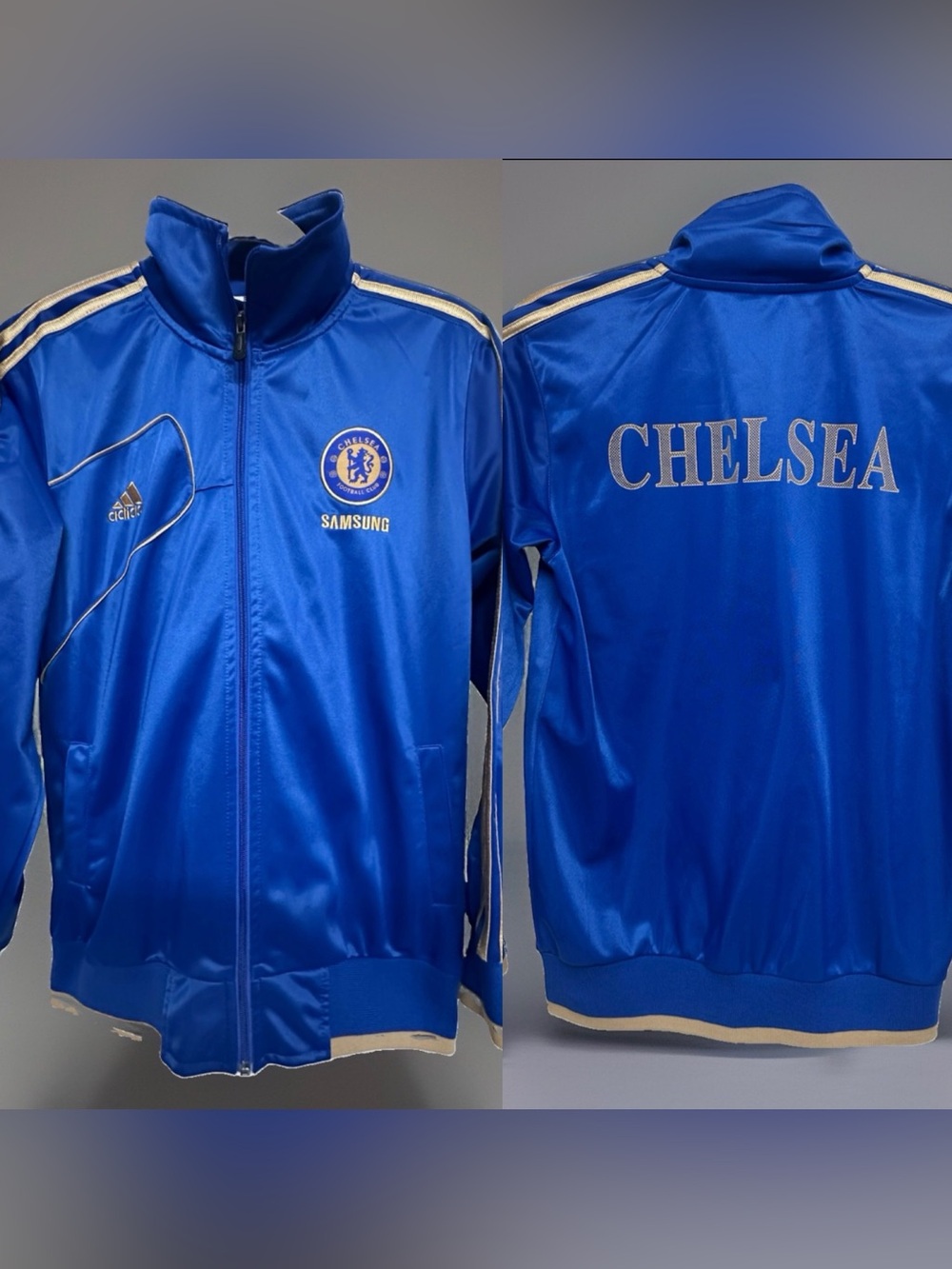 2012 Adidas Chelsea Blue / Gold training jacket S